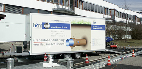 Kanalinspektions-Fahrzeug JT Elektronik Lindauer Schere DAF FA LF in Bayern  - Kahl am Main, Gebrauchte LKW kaufen